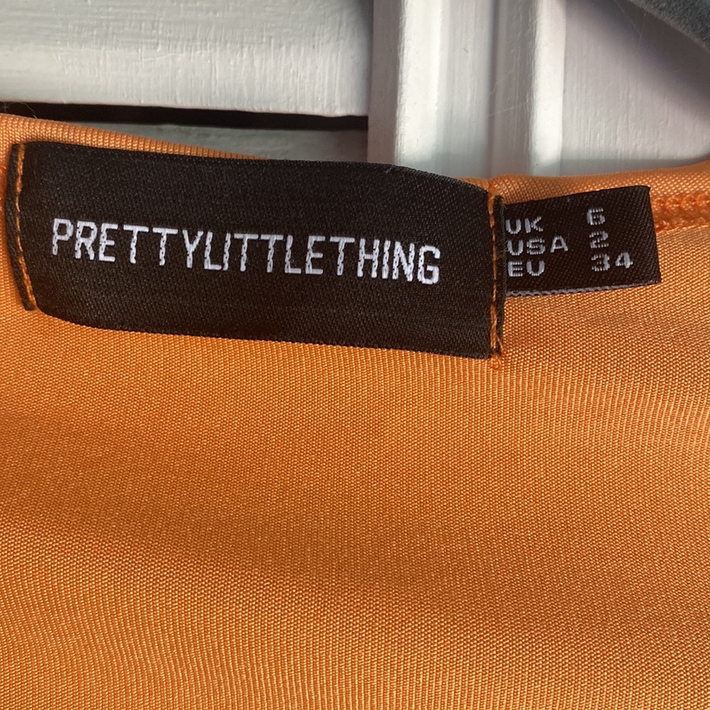 PLT orange cut out bodysuit - Picture 6 of 8